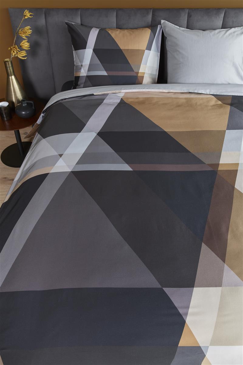 Kardol Dilate Grey dekbedovertrek grijs NL Lits-jumeaux (240 x 200/220 cm)