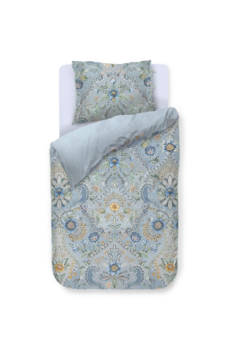 Pip Studio Saluti Grandi Blue dekbedovertrek blauw NL 1 persoons (140 x 200/220cm)