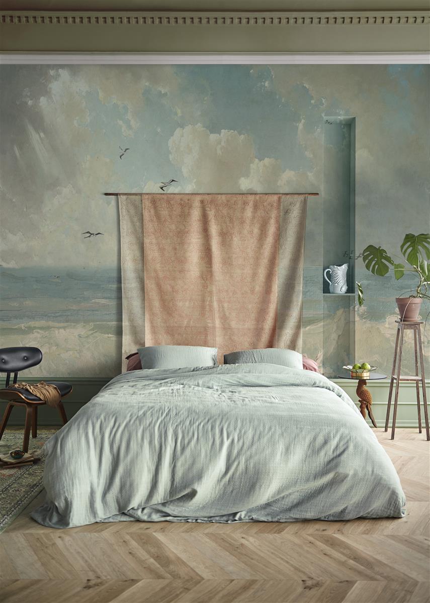 At Home Optimism Blue Grey dekbedovertrek blauw NL Lits-jumeaux (240 x 200/220 cm)