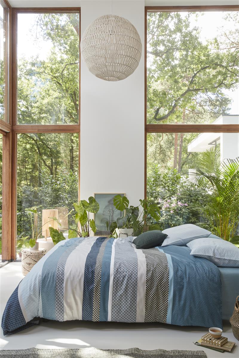 Beddinghouse Lennart Blue dekbedovertrek blauw NL 2 persoons (200 x 200/220 cm)