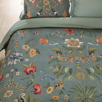 Foto van een Pip Studio Botanico Verde Dekbedovertrek - Eenpersoons - 140x200/220 - Blauw ean nummer: 8719931948207