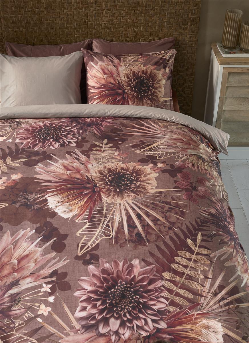 De Witte Lietaer Dekbedovertrek Birds Lilac - Eenpersoons - 140 X 200 220 Cm Flanel De Witte Lietaer Dekbedovertrek Birds Lilac - Eenpersoons - 140 X 200 220 Cm Flanel