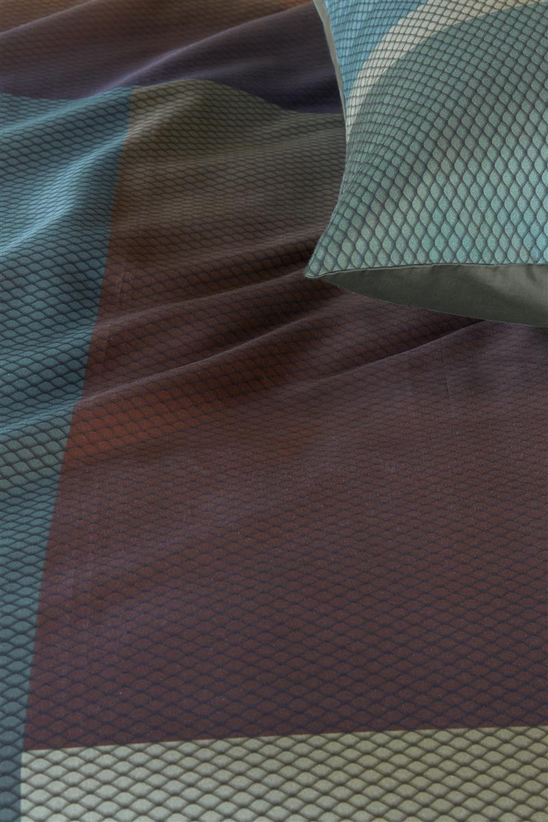 Foto van een Kardol Sloane Square Dekbedovertrek - zonder kussensloop - Eenpersoons - 140x200/220 - Olijfgroen ean nummer: 8719931958022