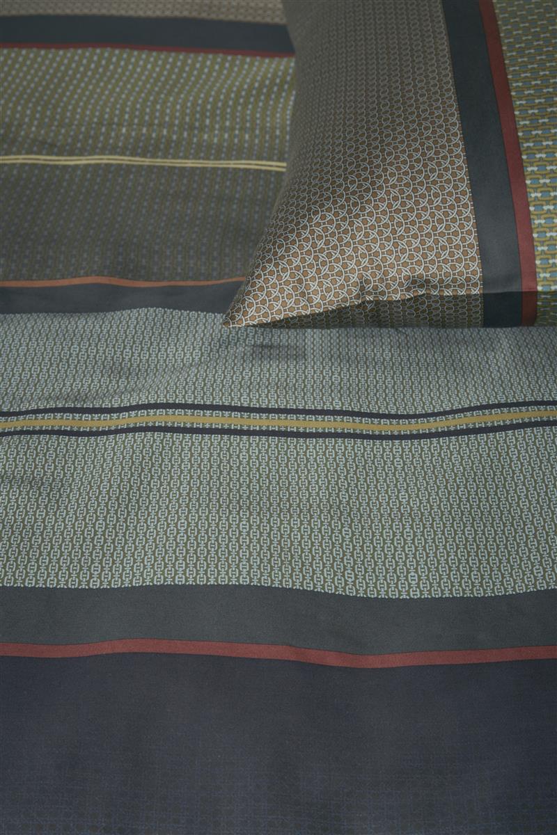 Foto van een Kardol Runway Dekbedovertrek - Eenpersoons - 140x200/220 - Groen ean nummer: 8719931958114