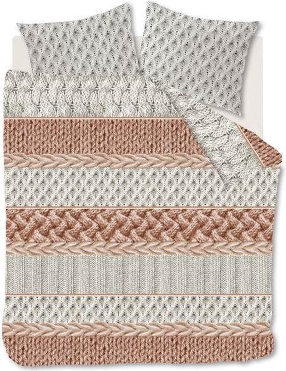 Snoozing Cardiff Sand dekbedovertrek beige