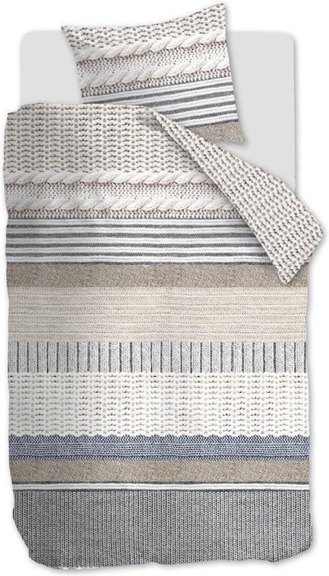 Ariadne At Home Hug Dekbedovertrek - Eenpersoons - 140x200/220 - Beige