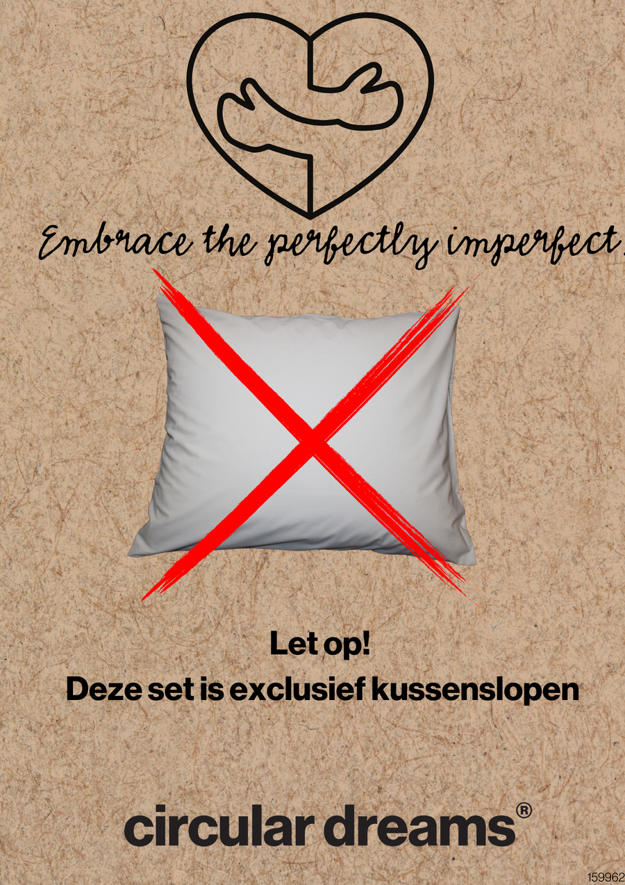 Foto van een Kardol Eta Doro Dekbedovertrek - Eenpersoons - 140x200/220 - Petrol ean nummer: 8719931270179