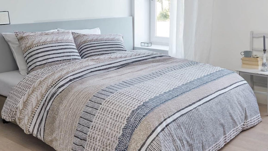 Ariadne at Home Embrace Natural dekbedovertrek beige zonder kussensloop