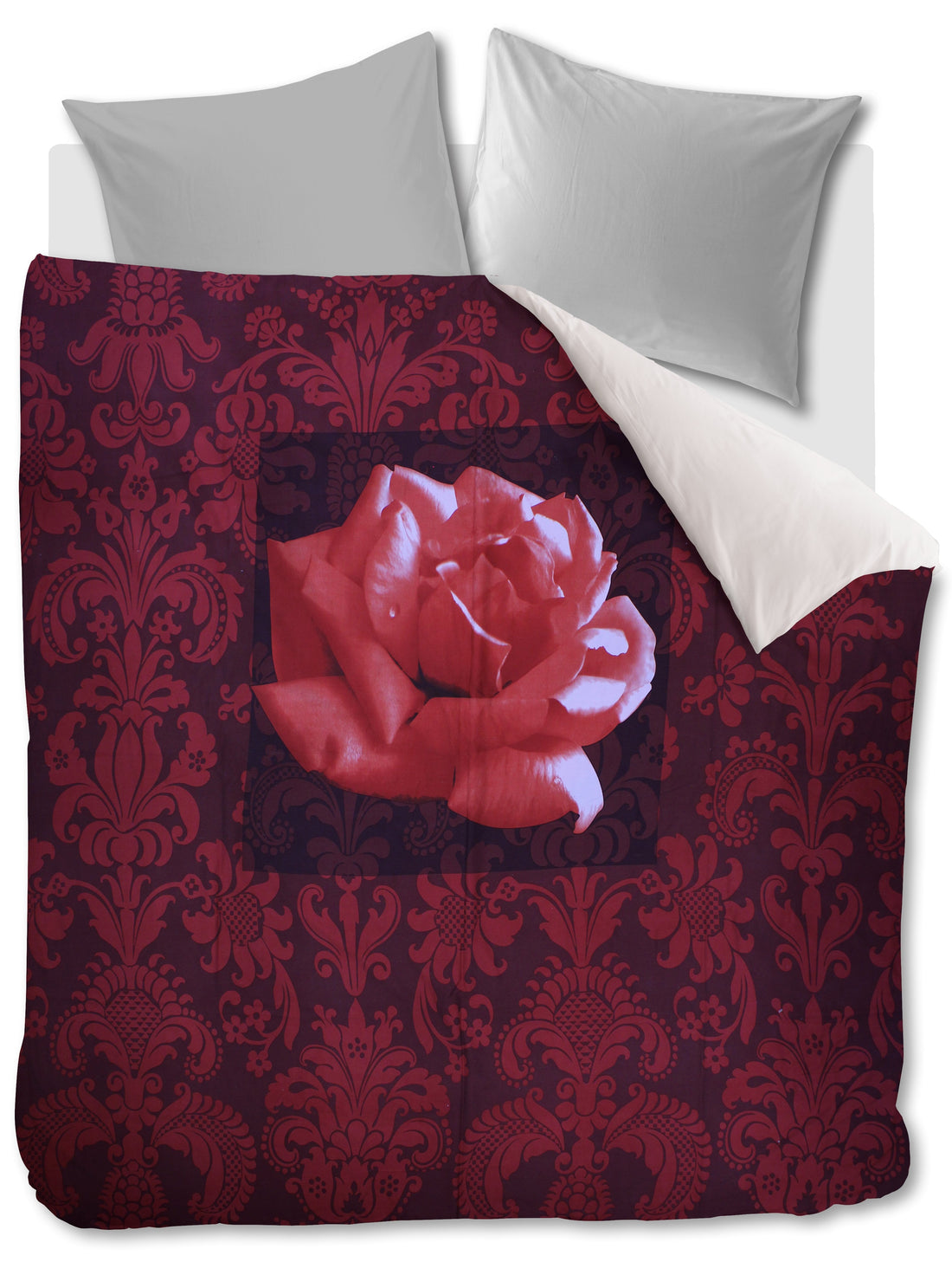 COVERS & CO Lok dekbedovertrek rood - Circular Dreams