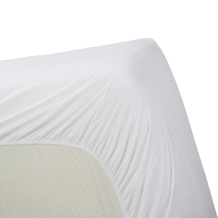 Percale hoeslaken topper wit