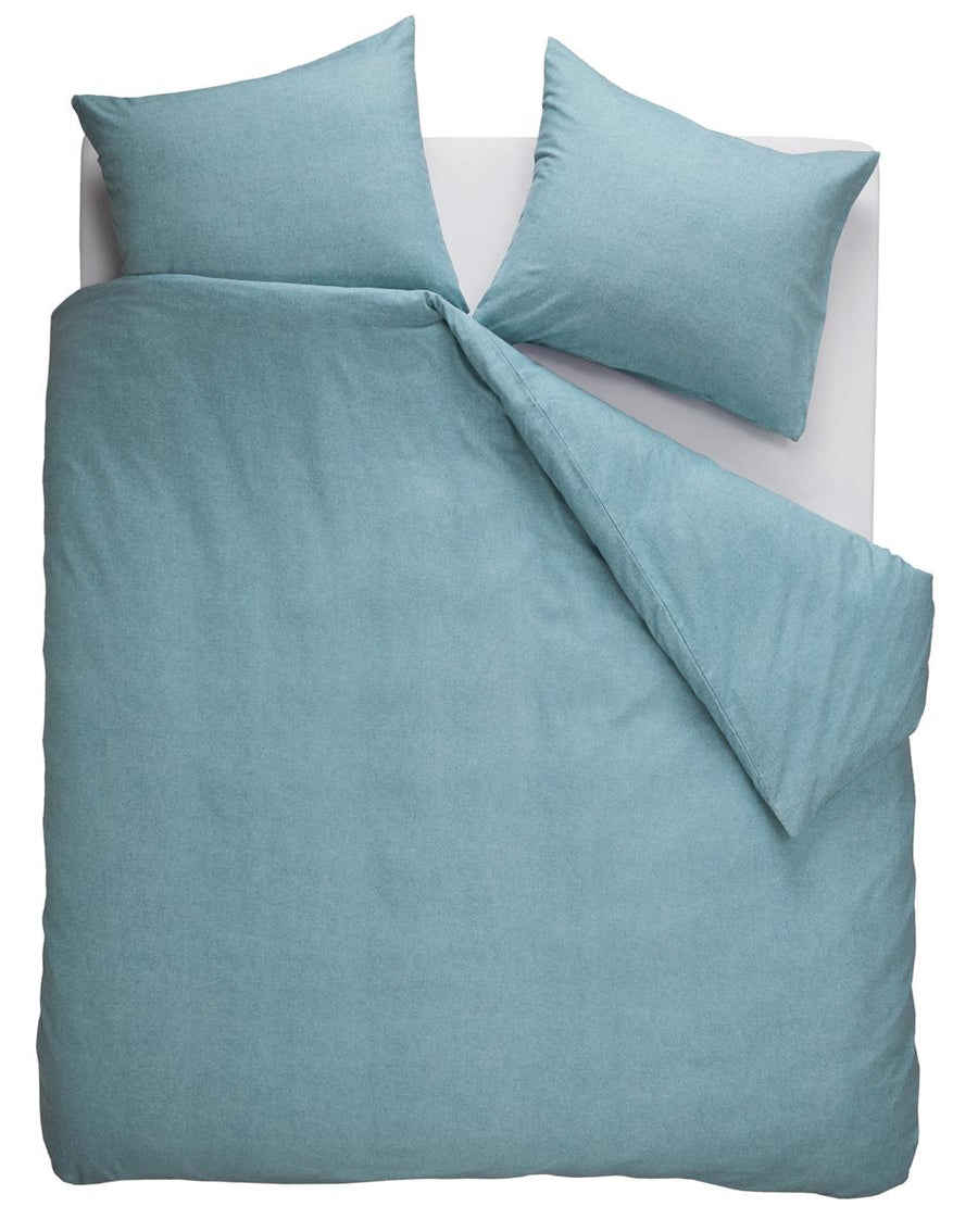 Beddinghouse Frost Blue dekbedovertrek blauw - Circular Dreams
