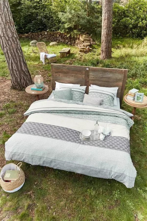 Rivièra Maison Pure resort dekbedovertrek groen - Circular Dreams