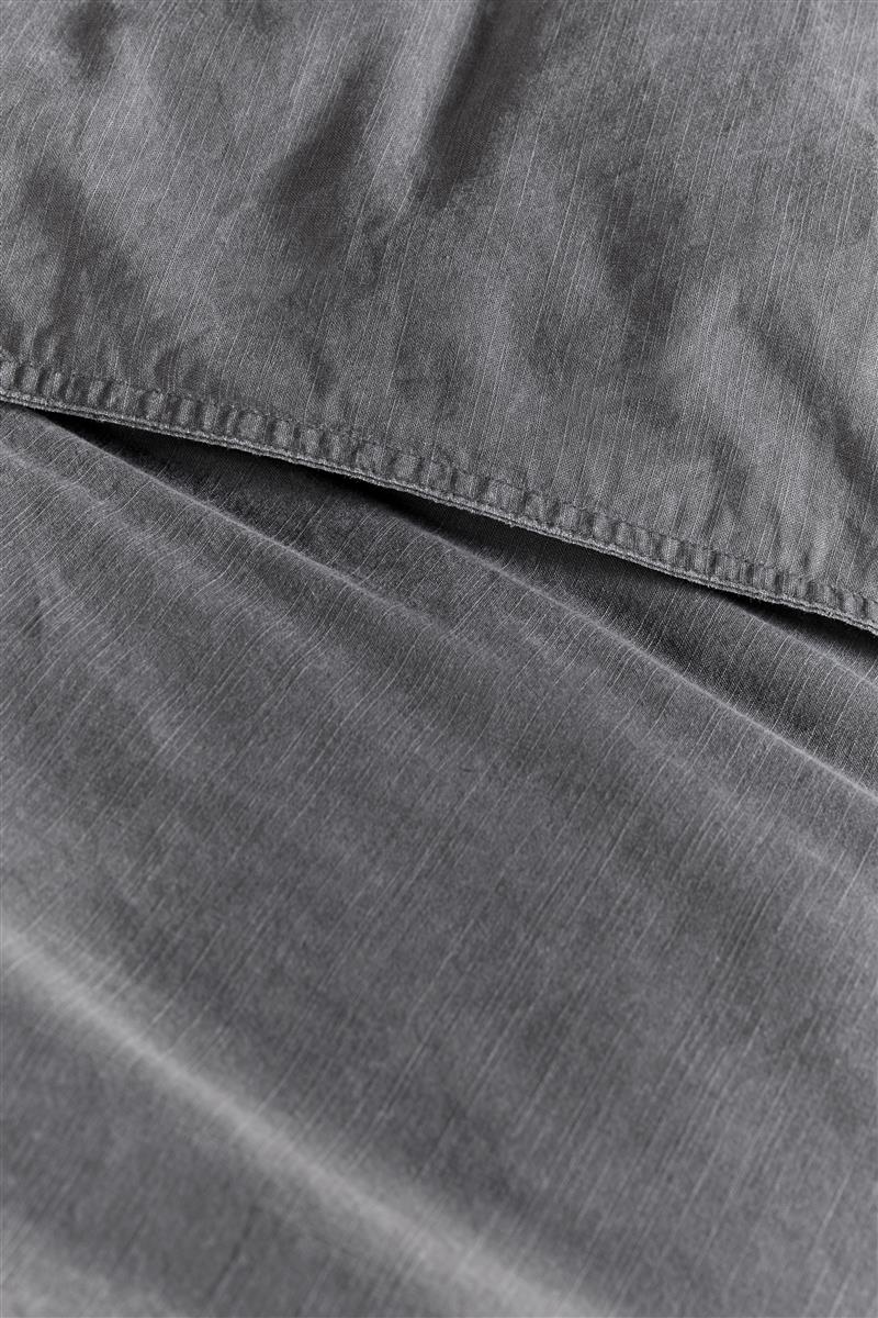 vtwonen Natural Stone Anthracite dekbedovertrek grijs zonder kussensloop - Circular Dreams
