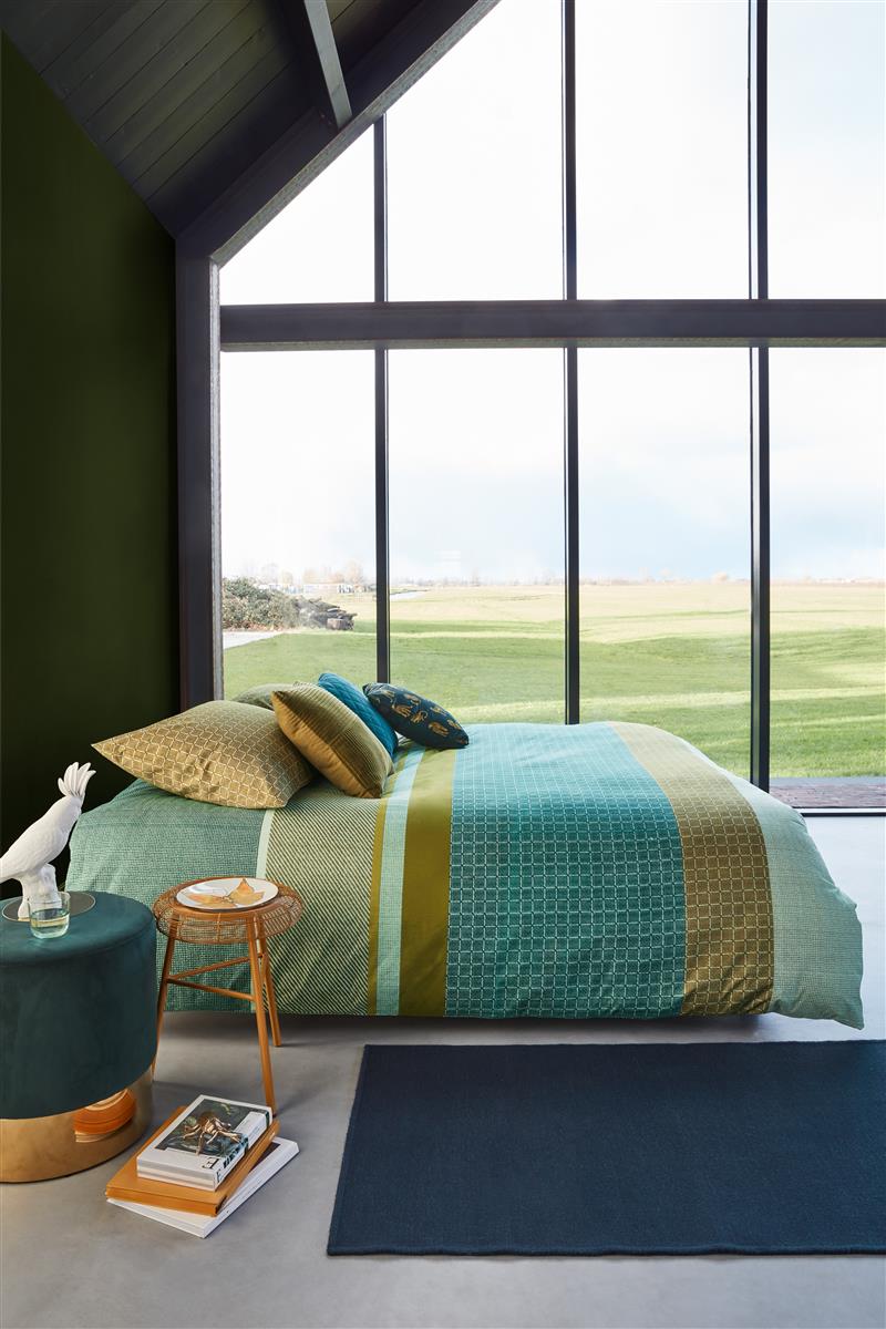 Beddinghouse Birger Green dekbedovertrek groen zonder kussensloop - Circular Dreams