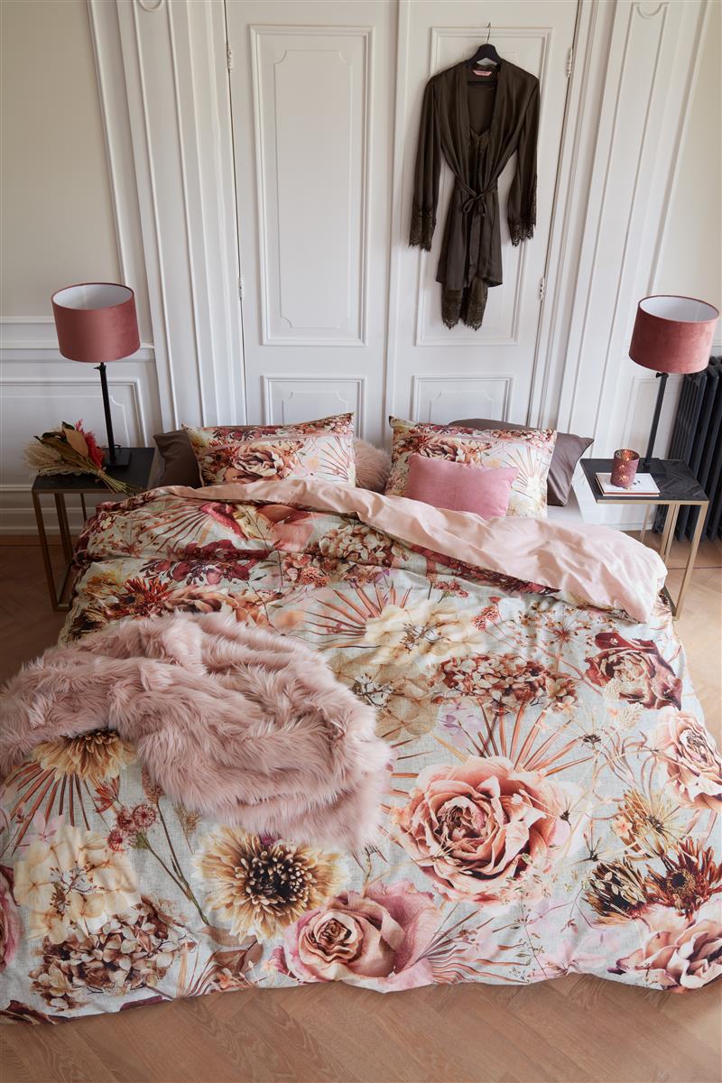 Rivièra Maison Faded Flower Multi dekbedovertrek roze zonder kussensloop - Circular Dreams