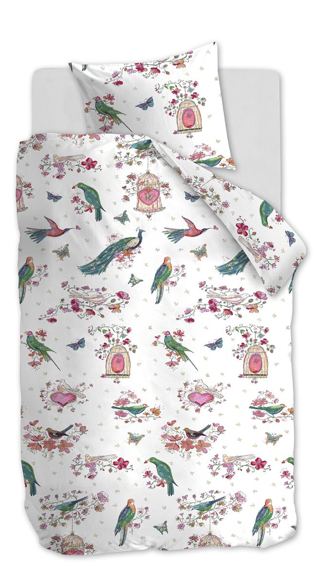 Beddinghouse BH kids sweet birds roze dekbedovertrek multicolor zonder kussensloop - Circular Dreams