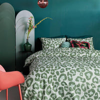 Beddinghouse BH fabrice green dekbedovertrek groen zonder kussensloop - Circular Dreams
