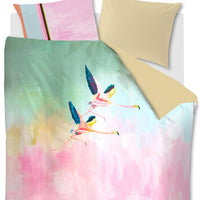 Oilily Colorful Birds Multi dekbedovertrek roze - Circular Dreams