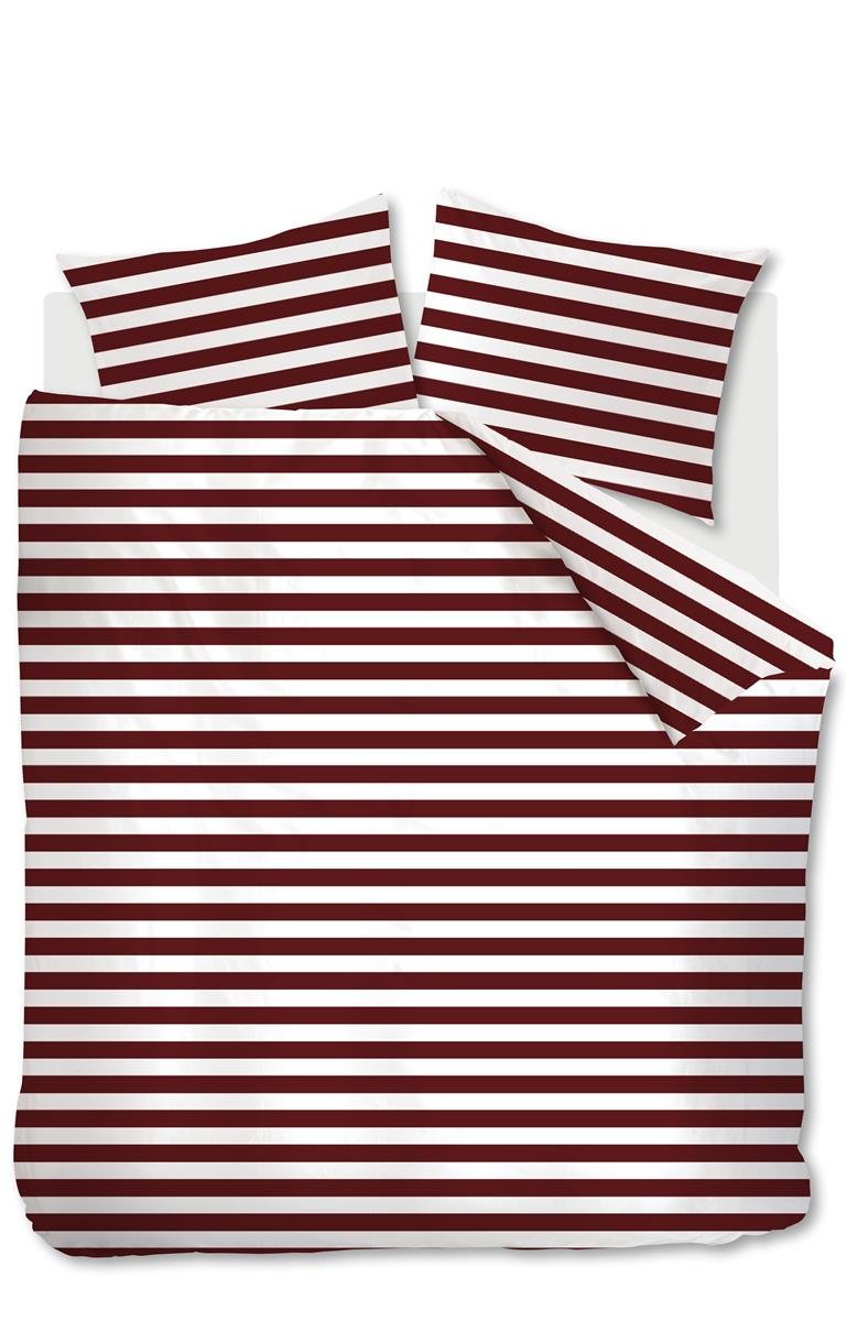 Ambiante Orsin Dark Red dekbedovertrek rood - Circular Dreams
