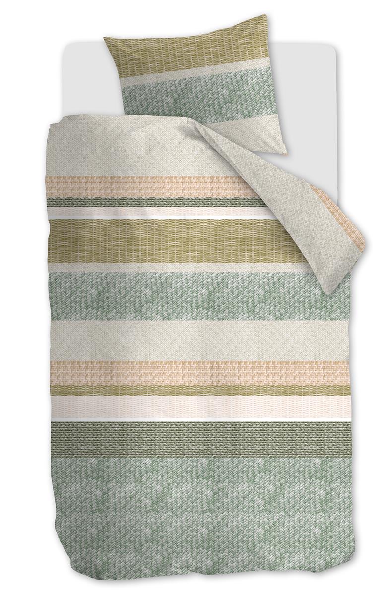 Beddinghouse Delicate Sola Grey Green dekbedovertrek grijs - Circular Dreams