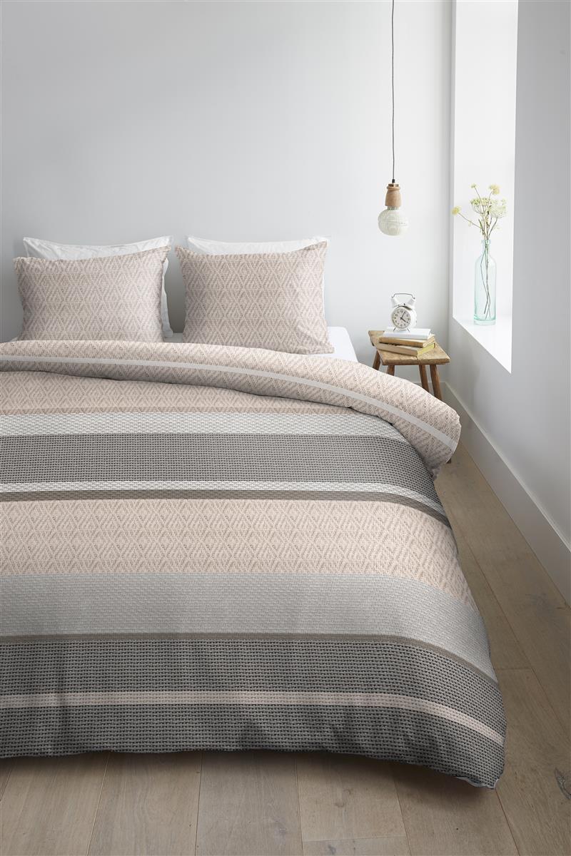 Ambiante Seb Natural dekbedovertrek beige - Circular Dreams