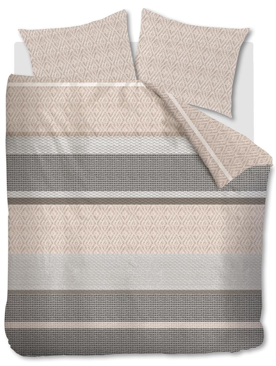 Ambiante Seb Natural dekbedovertrek beige - Circular Dreams