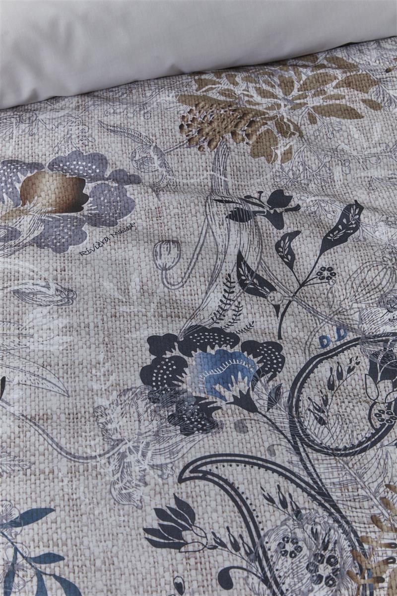 Rivièra Maison Floral Paisley dekbedovertrek blauw zonder kussensloop - Circular Dreams