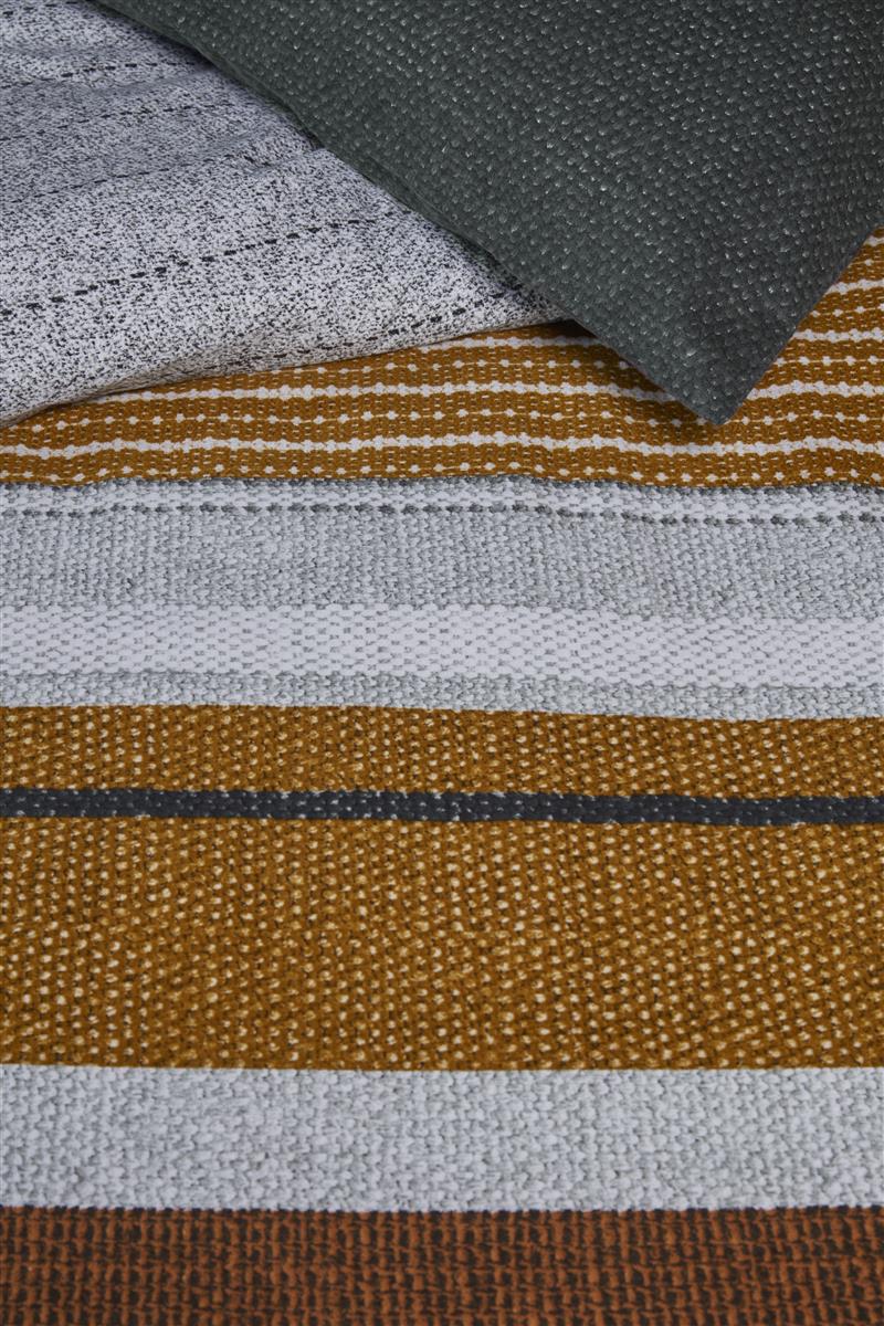 Dekbedovertrek Arvin Green - 30% gerecycled katoen, 100% flanel - Circular Dreams