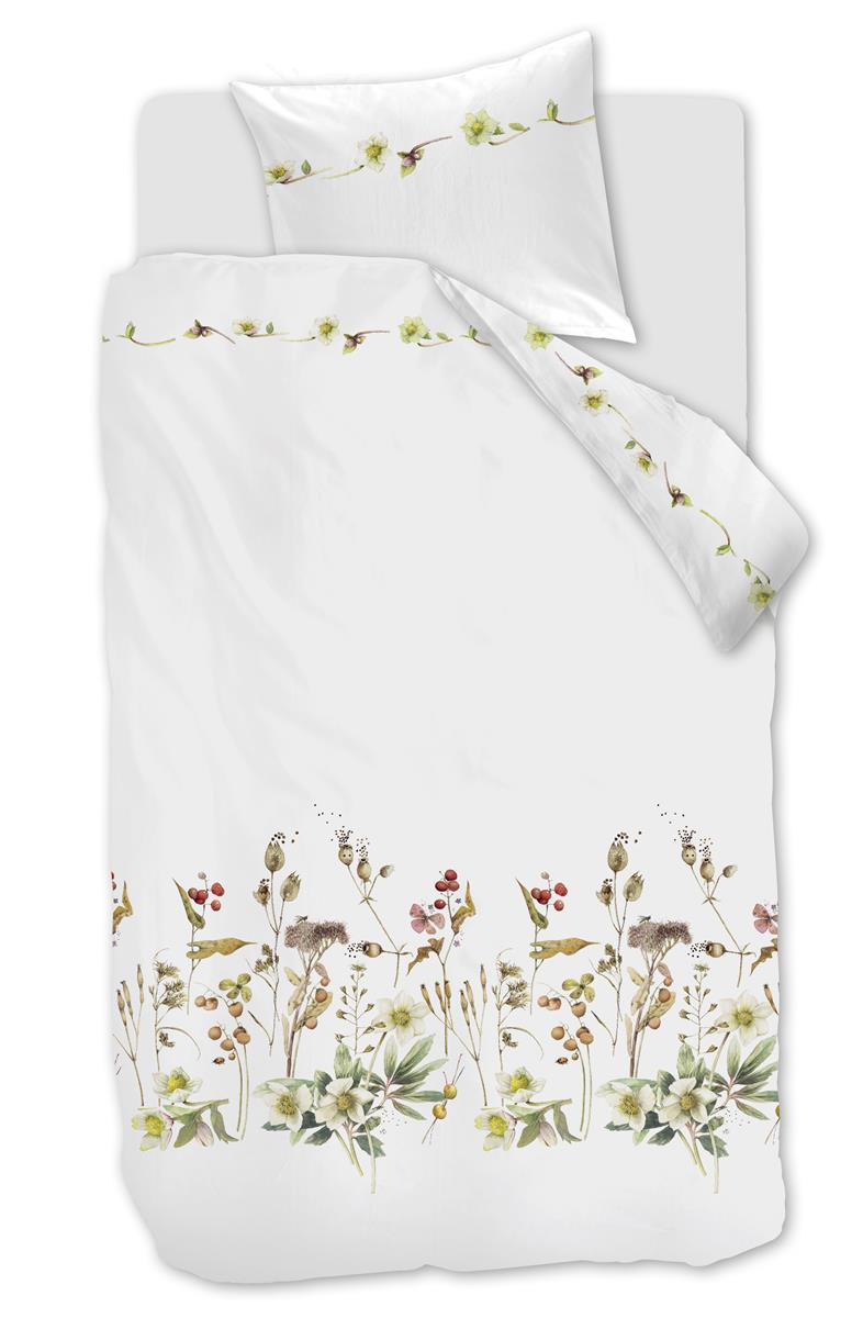 Marjolein Bastin Graceful Multi dekbedovertrek wit - Circular Dreams