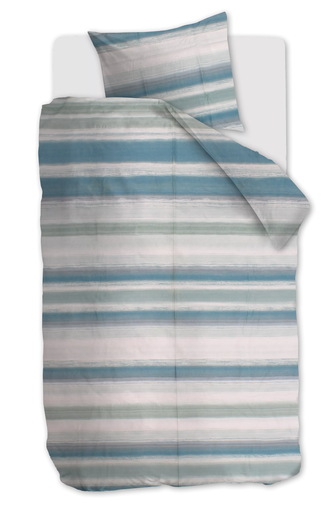 NL 1 persoons (140 x 200/220cm), Katoen, , blauw, , Vintage dekbedovertrek