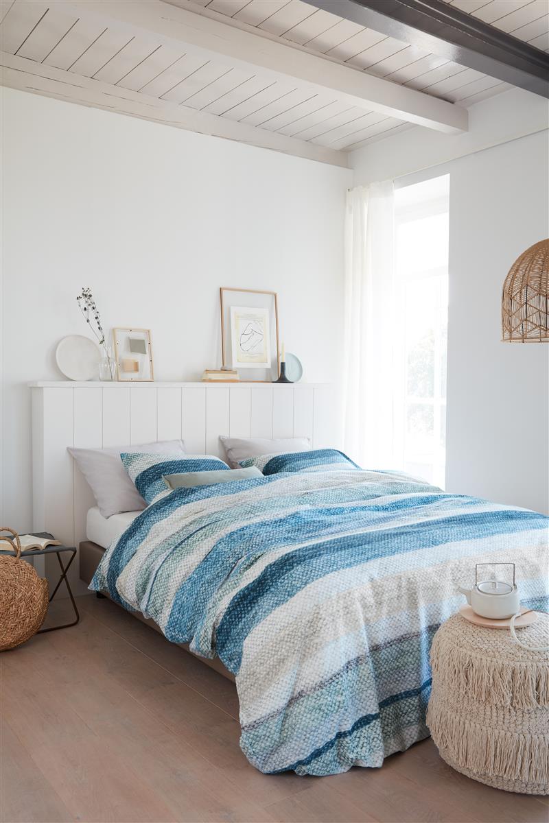 Ariadne at Home Colour Blush Blue dekbedovertrek blauw - Circular Dreams