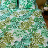 Beddinghouse Hawaii dekbedovertrek groen - Circular Dreams