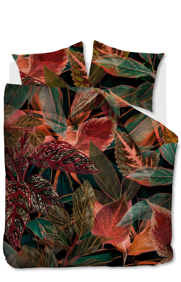 Beddinghouse Velvetleaf Red dekbedovertrek groen zonder kussensloop - Circular Dreams