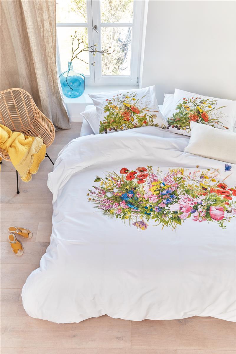 Marjolein Bastin Amazing Flowers Multi dekbedovertrek multi - Circular Dreams