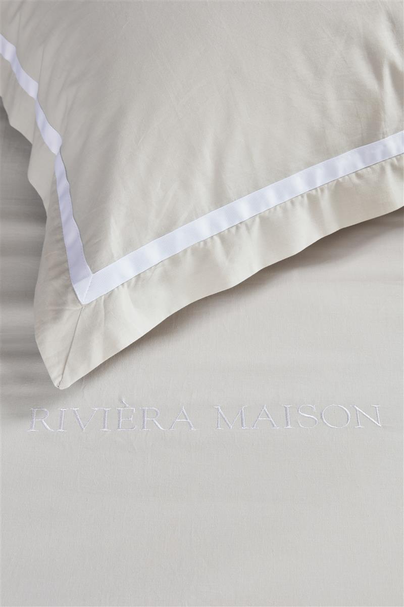 Rivièra Maison Oasis sand dekbedovertrek beige - Circular Dreams