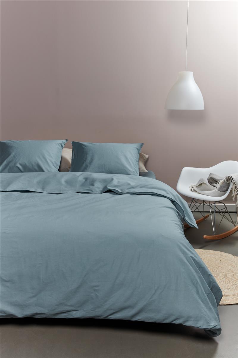Ambiante Cotton Uni dekbedovertrek groen - Circular Dreams