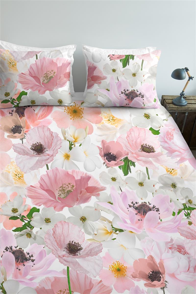 Ambiante Rosella Pink dekbedovertrek roze - Circular Dreams