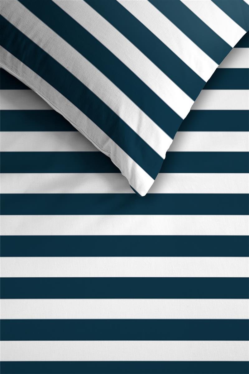 Ambiante Orsin dark blue dekbedovertrek blauw - Circular Dreams