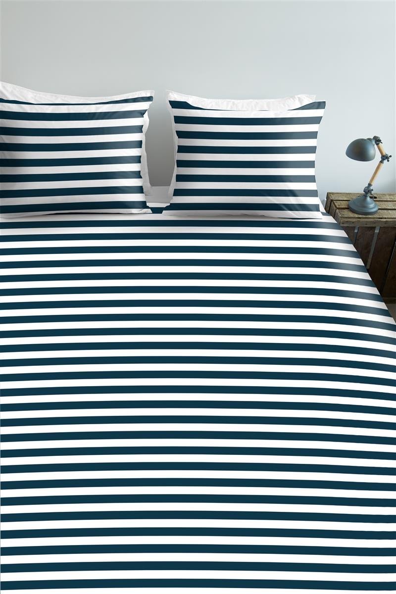 Ambiante Orsin dark blue dekbedovertrek blauw - Circular Dreams