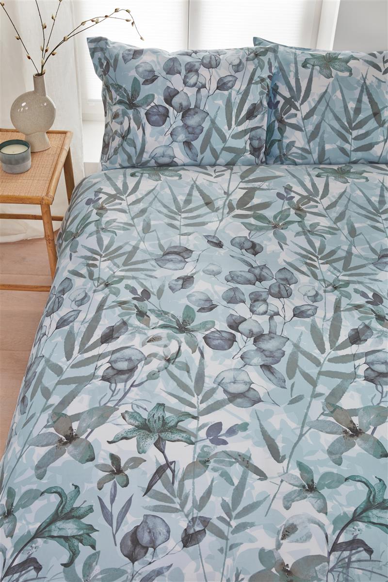Beddinghouse Sombra blue grey dekbedovertrek blauw - Circular Dreams