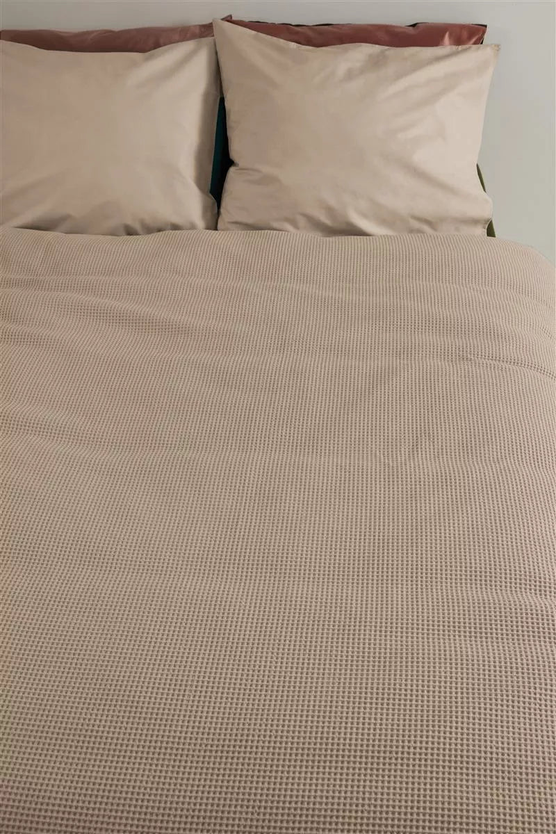 At Home Relax Taupe dekbedovertrek beige NL 1 persoons (140 x 200/220cm)