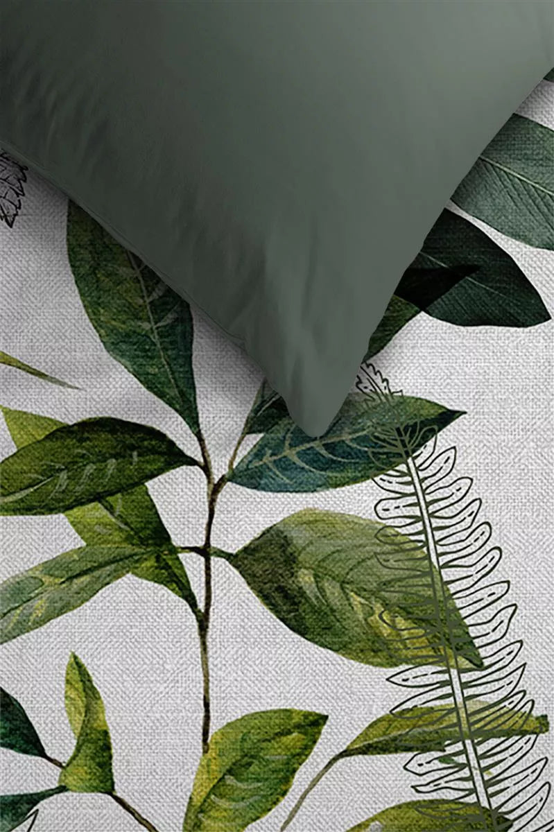 Ambiante Eleni Green dekbedovertrek groen NL 2 persoons (200 x 200/220 cm)
