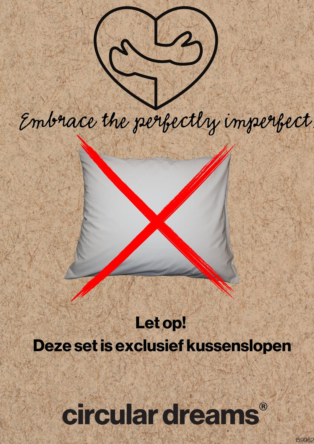 Dixxius Shine White dekbedovertrek wit zonder kussensloop - Circular Dreams
