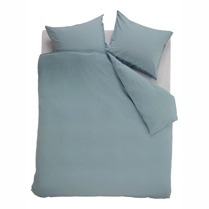 Ambiante Cotton uni dekbedovertrek blauw zonder kussensloop - Circular Dreams