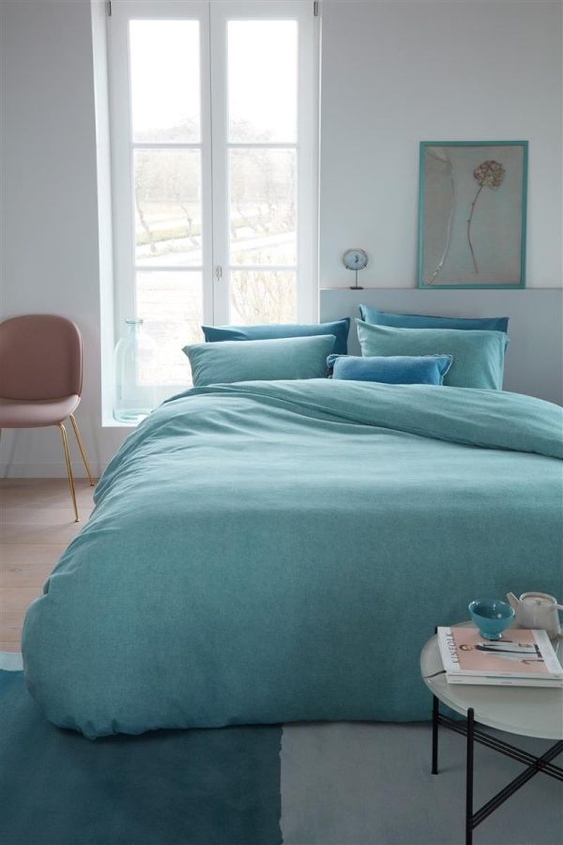Beddinghouse Frost Blue dekbedovertrek blauw - Circular Dreams