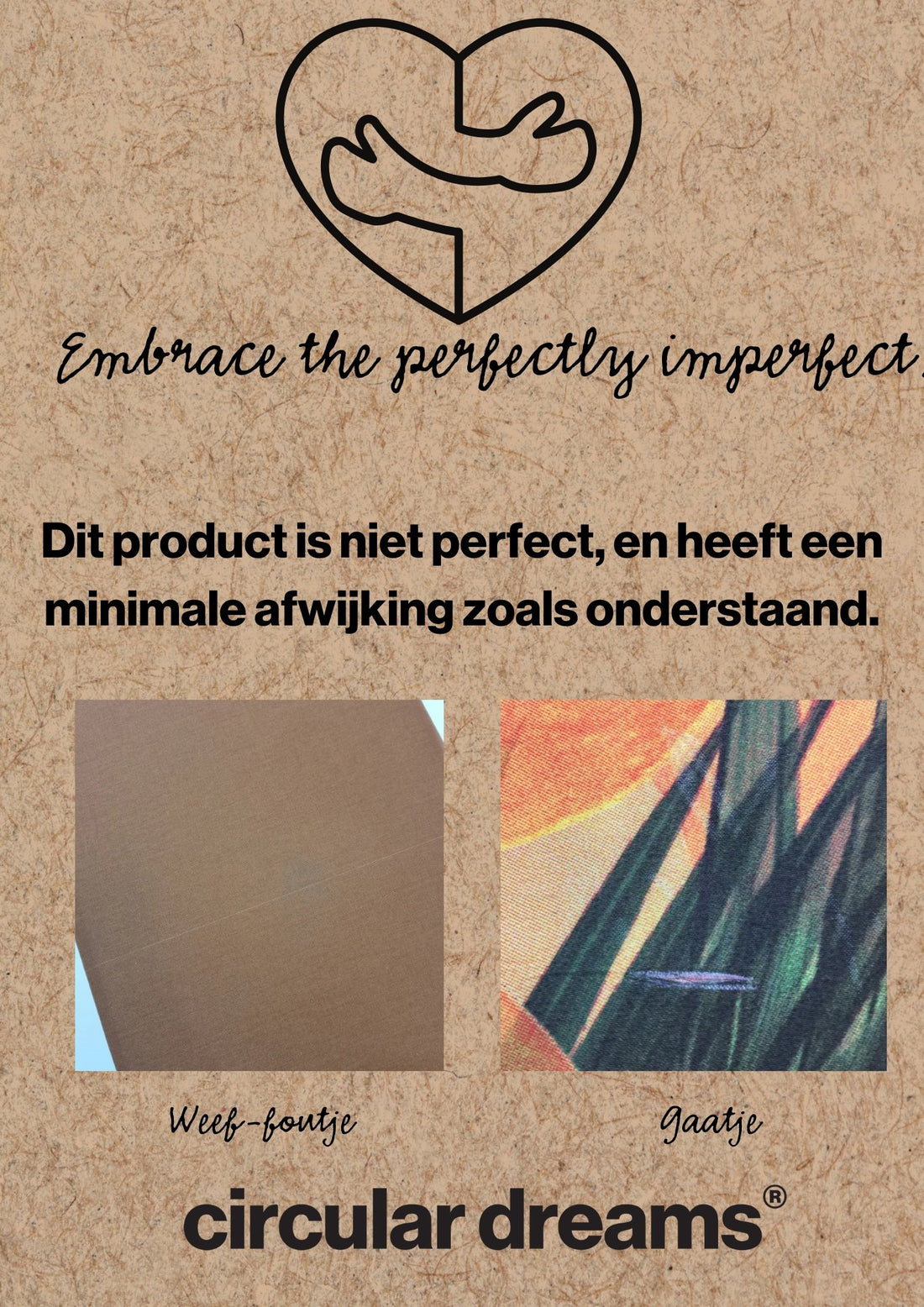 VT Wonen Earth dekbedovertrek Bruin - Circular Dreams