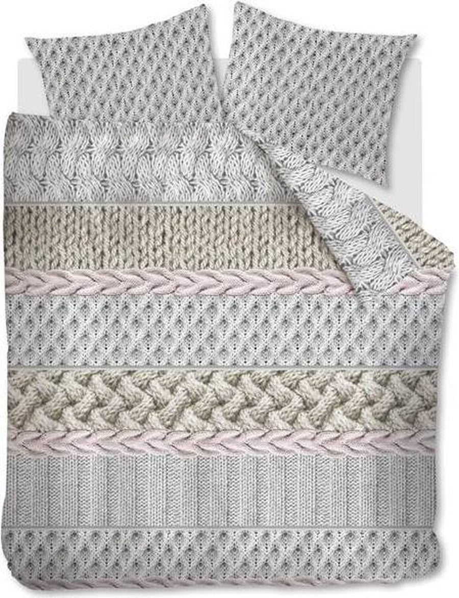 Snoozig Cardiff Soft Pink dekbedovertrek roze
